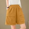 ZANZEA Womens Summer Elastic Waist Loose Casual Shorts