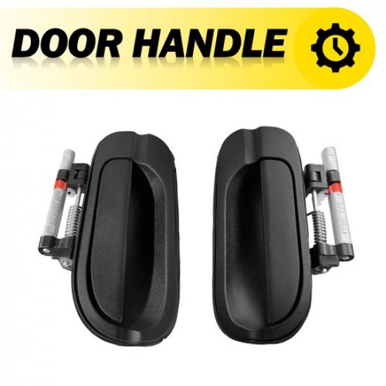 Fit 2000-2006 Nissan Sentra Rear Right and Right Outer Black Door Handle Kit 2X