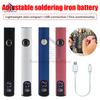 400mah Thread Battery Pen Solder Iron Shaped Battery Set Heat Device Adjustment Heating Kit Fittings Electric Soldering Iron