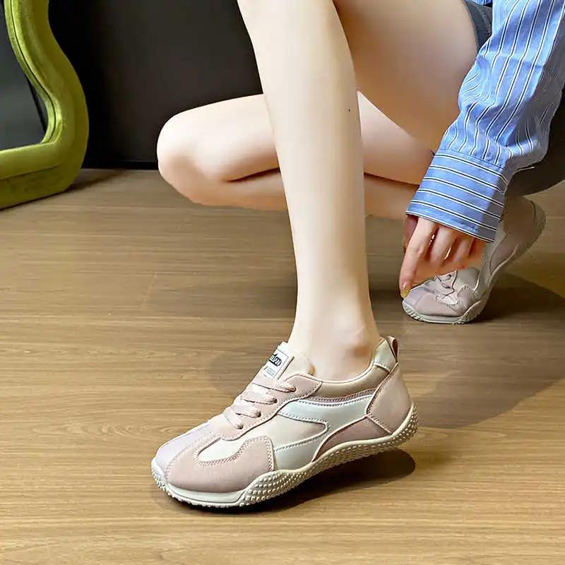 Thick Heel Zimni Summer Woman Sneakers Women's High White Sneakers Shoes Low Cut Boots Sports Tenia Tenisse Runners