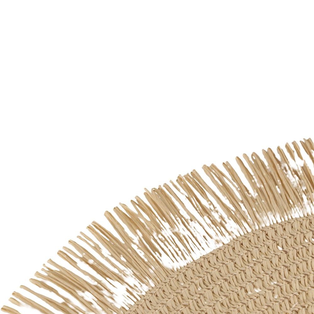 Paper Heat Resistant Place Mat Round Bowl Mat Kitchen Accessories Braided Placemat  Home