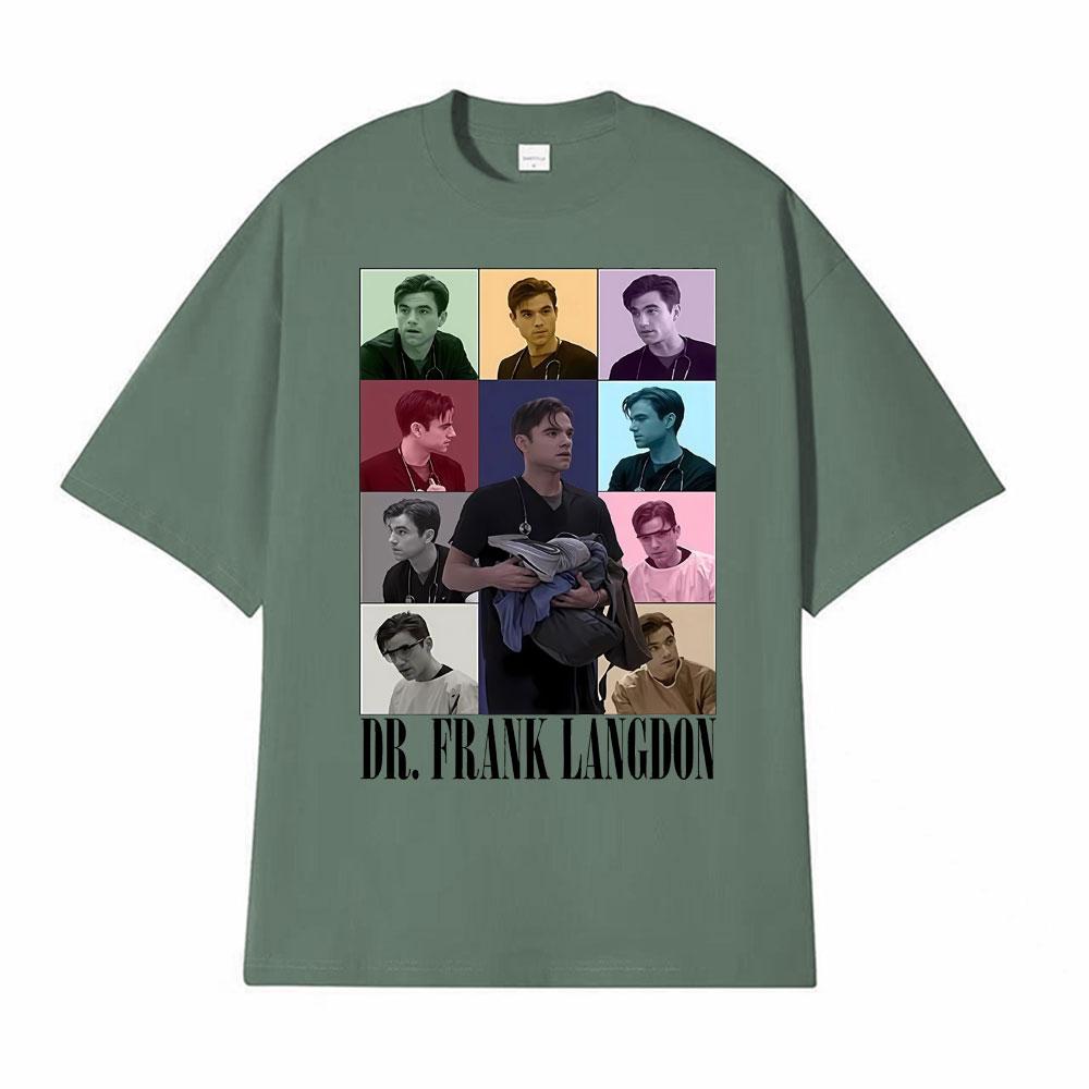 Dr Frank Langdon The Eras Tour T-Shirt Herren Damen Kleidung Heißer Verkauf Mode Übergroß Hohe Qualität T-Shirts Kurzarm T-Shirt