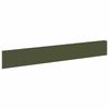Lawn Edging 10 Pcs 100 X 15 Cm Steel Olive Green