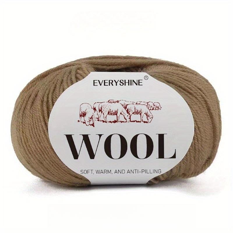 

6 упаковок пряжи из смеси шерсти (50г/шт., 120м) Мягкая и теплая разноцветная пряжа для вязания спицами и крючком для свитеров, средней толщины, спицы/крючки 2,0-3,0 мм