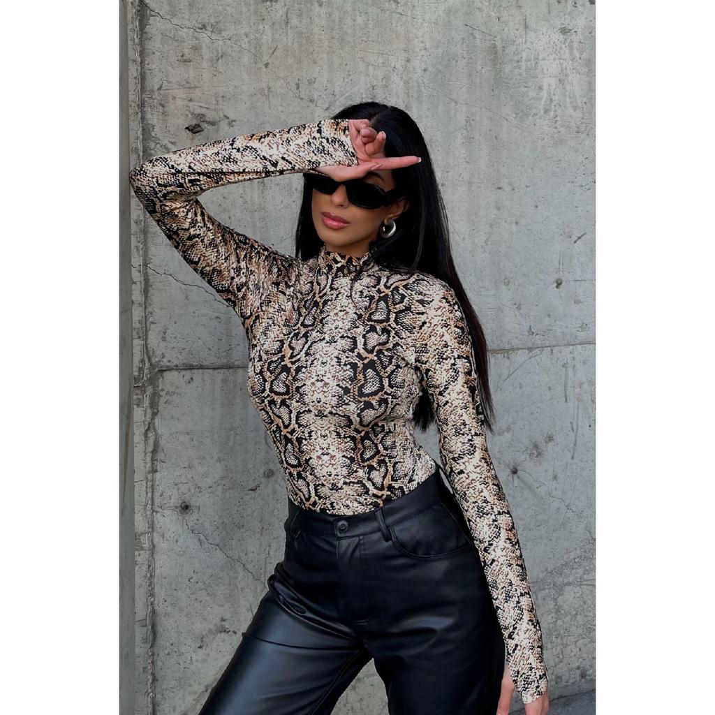 Schwarzer Damen-Body mit Fingerdetail