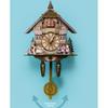 Wall Clock Contemporary With Acoustic Cuckoo For Interior Living Household Room