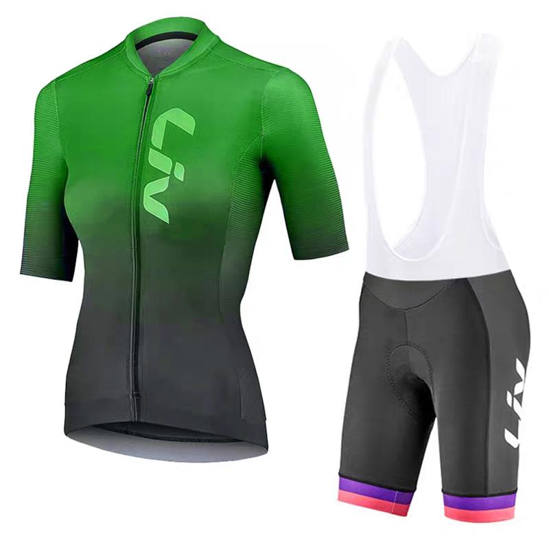 Jersey Women's Cycling Bib Summer Cycling Sportswear Set Sunscreen Cycling Top Slim Fit Versatile Cycling Shorts 2026 Summer Breathable Cycling Suit