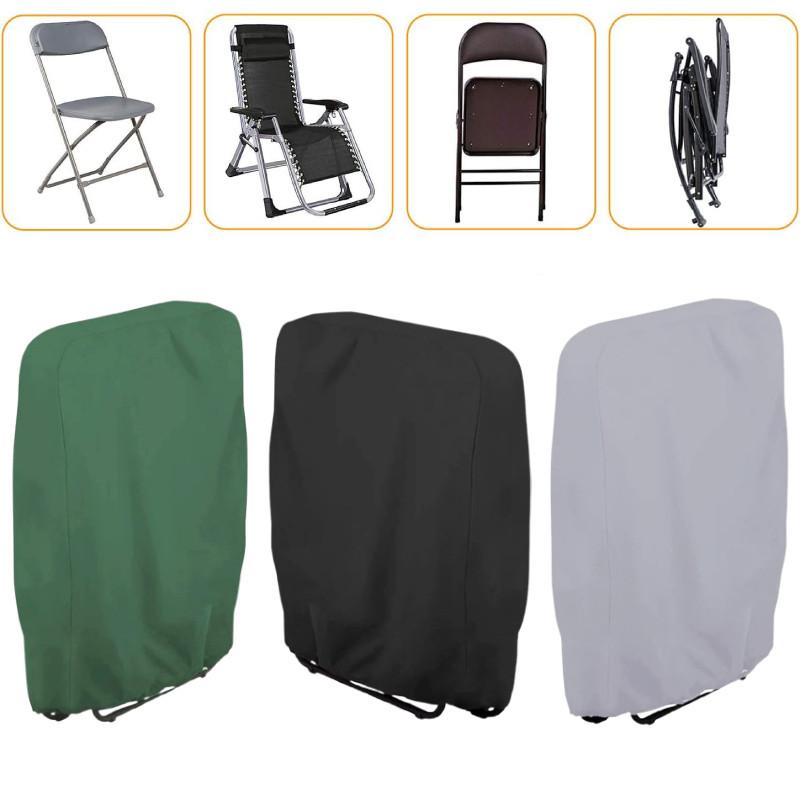 Outdoor Waterproof Folding Chair Cover Dustproof Uv Protection For Patio And Picnic