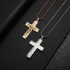 Personality Creative Design Religious Jesus Christ Cross Pendant Amulet Simple Men's and Women's Necklace