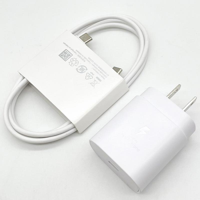 25W Super Fast Charger US Plug Power Adapter 3A Type C Cable For iPhone 15 Pro Max For Galaxy Z Flip 6 5 4 3 S24 S23 S22