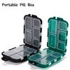 10 Grids Weekly Pill Box 7 Days Foldable Travel Medicine Holder Pill Box Tablet Storage Case Container Dispenser Organizer Tools