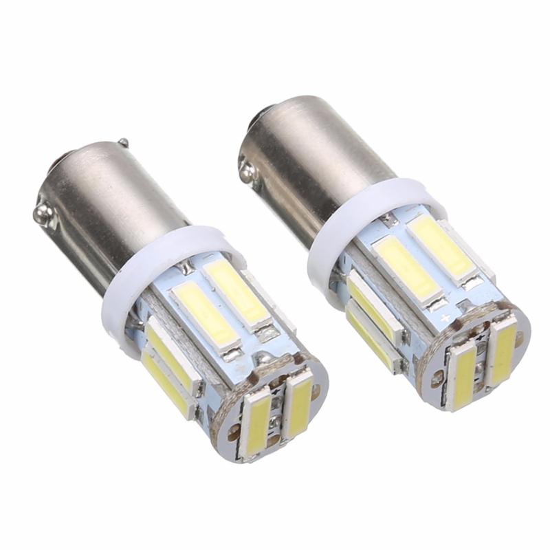 

hot! 1 Pair Car Width Light Led Ba9s-7020-10 Lights 360 Degrees Beam Angle Instrument Lamp License Plate white light
