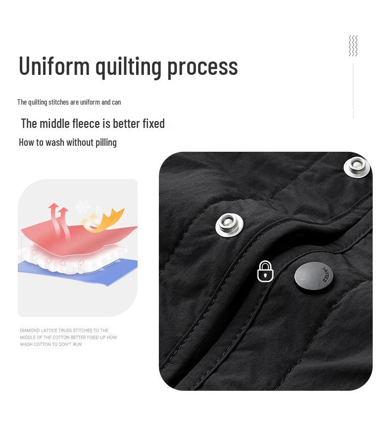 Men's Cross-Border Down Feather Jacket: 50% Down, Lapel, Short, Trendy Winter Workwear