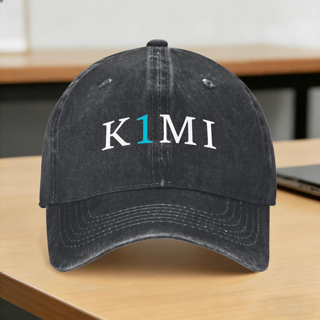 Racing Prodigy Kimi Art Design Sun Baseball Cap Street Style FeUnisex Unisex Washed Trucker Hat Print Kpop Rock Snapback Cap Gift