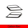 For BMW X1 F48 - ABS Carbon Fiber/Silver Car Front Fog Light Bumper Side Decorative Frame Trim Car Exterior Accessories