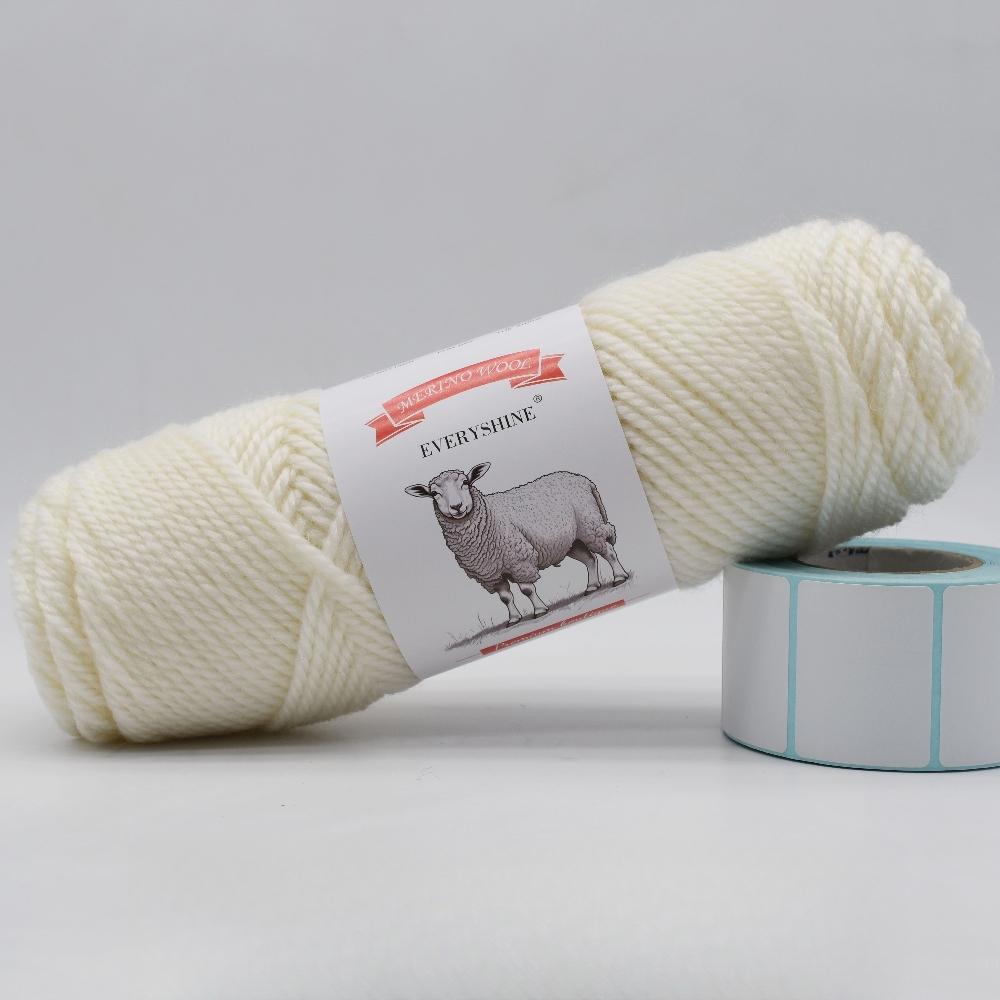 3 balenia hrubej priadze z merino vlny (100g/3.53oz Na klbko) – 110m/120yd Viacfarebná mäkká pletacia a háčkovacia priadza na DIY remeslá Teplé ručne vyrobené potreby