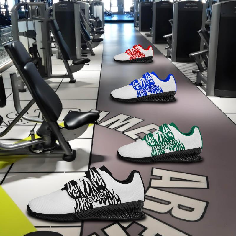 JZ-0001 Buty do podnoszenia ciężarów z rzepem, antypoślizgowe, na przysiady, transgraniczne