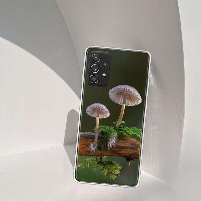 Fungal Aesthetics Phone Case for Samsung A54 A57 A37 A17 A14 A15 A12 A24 A34 A55 A35 A25 A52S A07 A05S A04S A22 A32 A72 Galaxy N