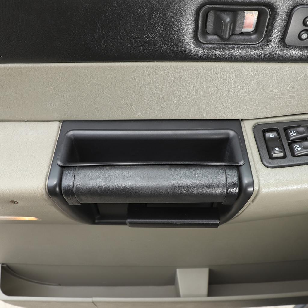 For Hummer H2 2003-2007 ABS Black Car Multifunction Door Armrest Container Box Storage Tray Car