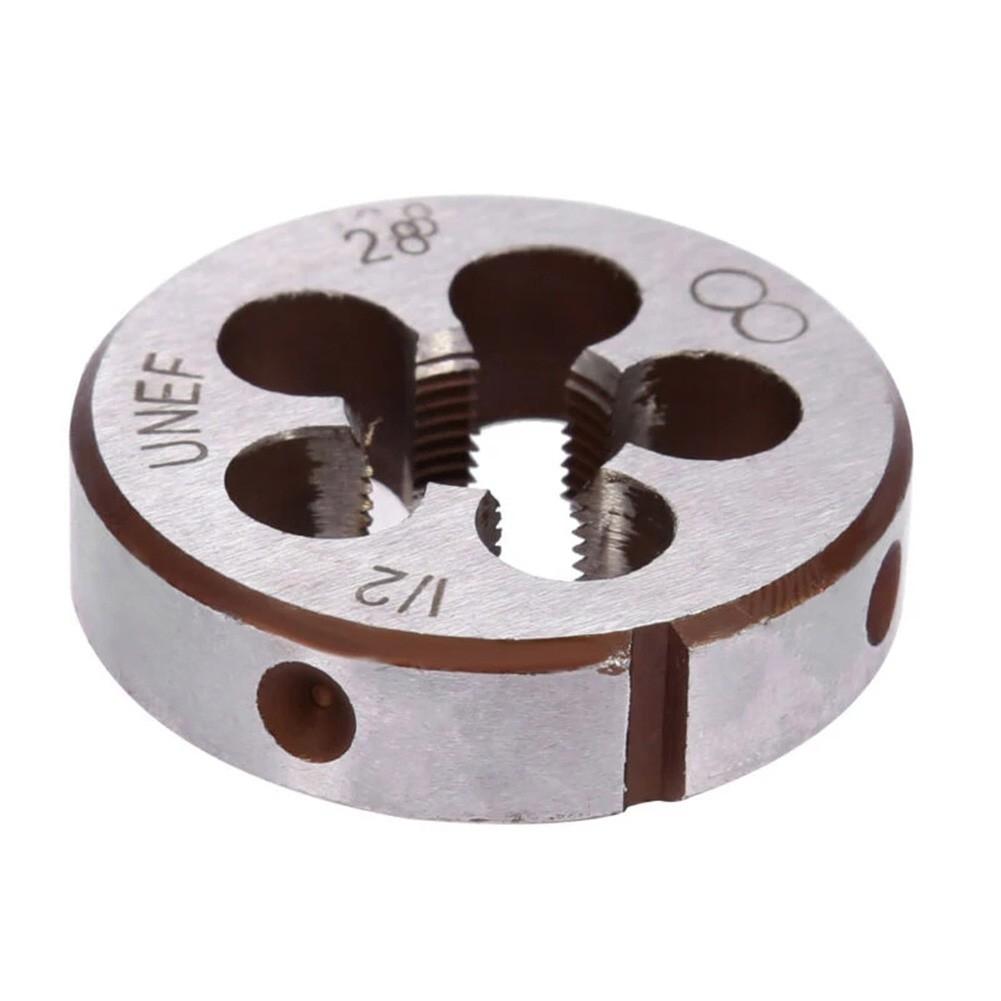 2 pezzi/Set Maschio e Filiera 1/2-28 UNEF HSS Filetto Destro Utensile Per Macchina Stampatrice