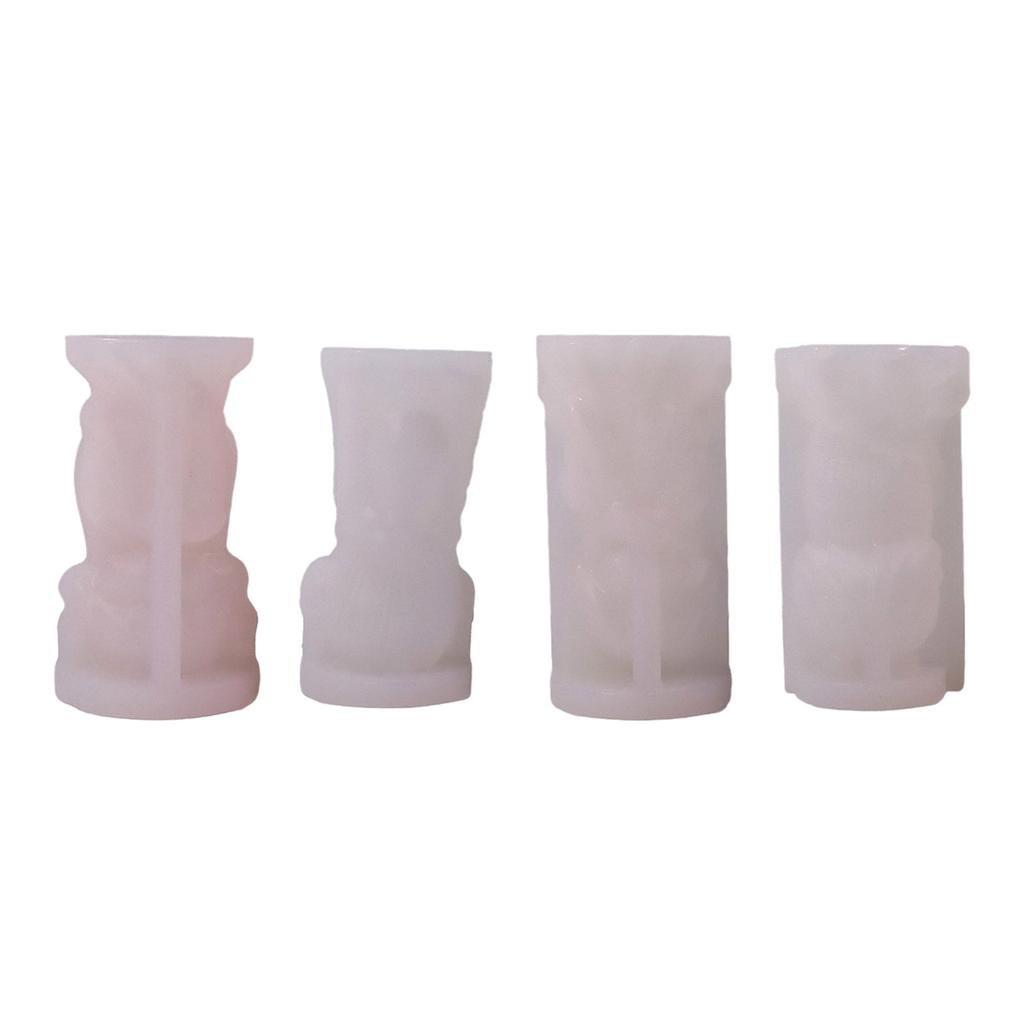 3D Girl Silicone Candle Mold DIY Epoxy Resin Molds Desktop Ornament Crafts Cake Decorating Tool Home Decorations