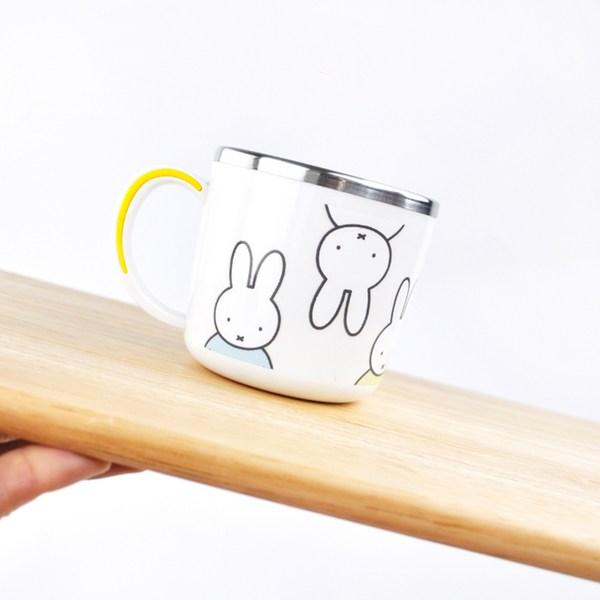 Cana antiderapante din otel inoxidabil Miffy, culori mixte, 1 bucata