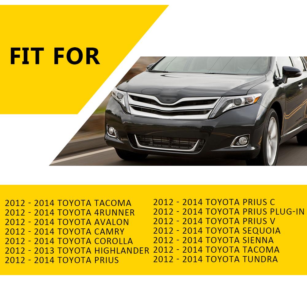 Touch Screen Digitizer Car Radio DVD Player GPS Navigation For Toyota Corolla Camry Tacoma 4Runner Highlander Sienna Tundra