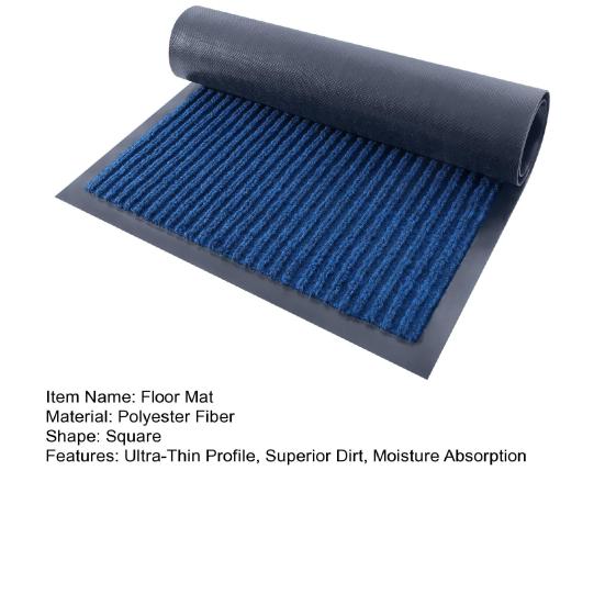 Floor Mat Anti-Slip Design Ultra-Thin Profile Door Mat Moisture-absorbing Entry Rug Sand-proof Entrance Mat