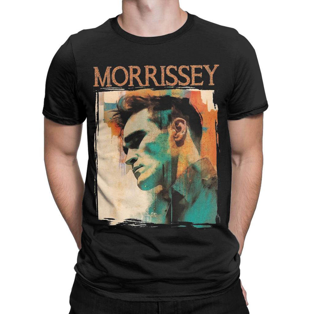Vintage The Smiths T-Shirts Men Round Collar Cotton T Shirt Morrissey 80s 90s Short Sleeve Tee Shirt Original Clothes