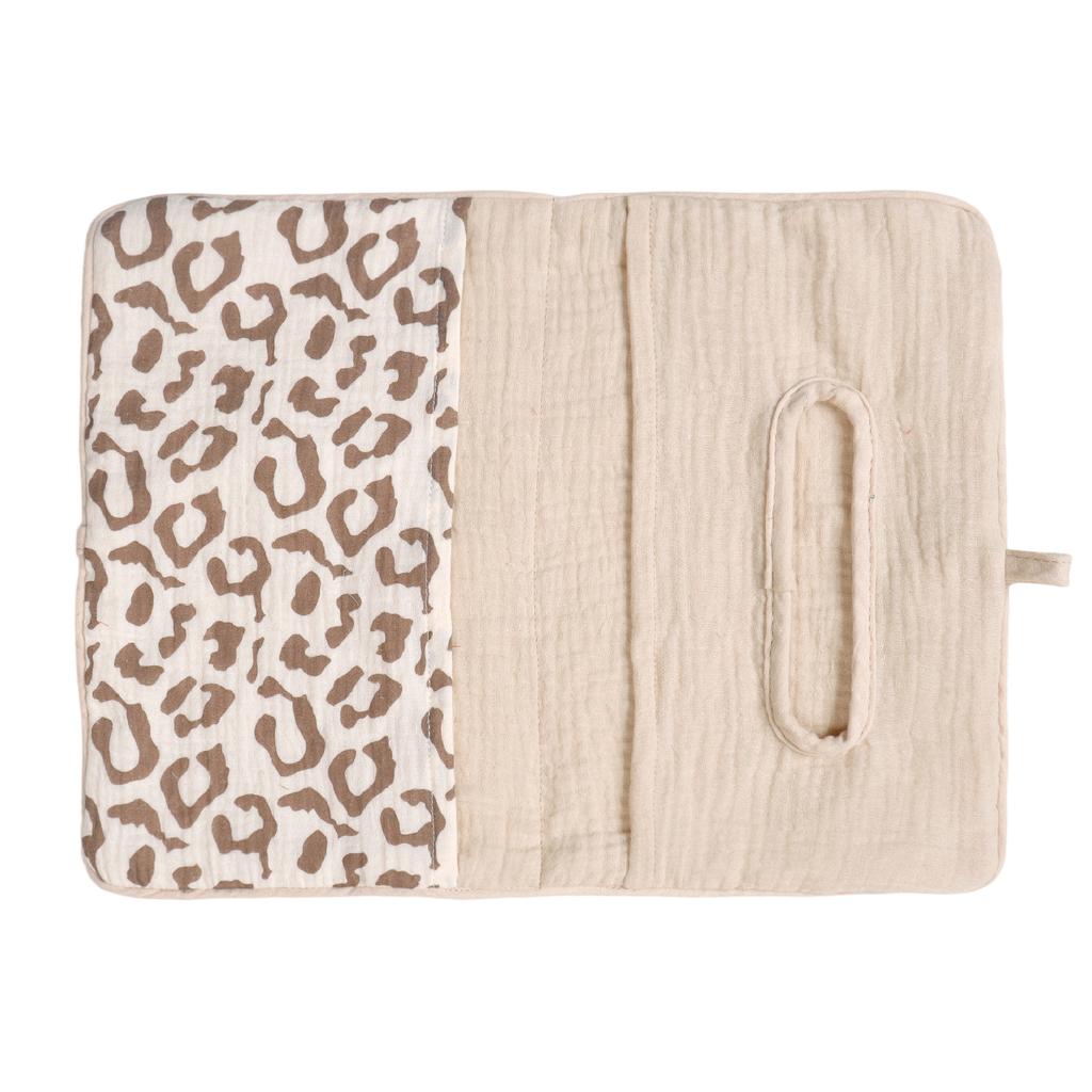 Storage Bag Soft Cotton Infant Bed Rail Storage Organizer Bag Providing Quick Access to Essentials During Nighttime Care