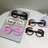 Oversized Irregular Glasses Women  New Fashion Blue Light Blocking Optical Frames Trendy Brand Design Decor Eyewear