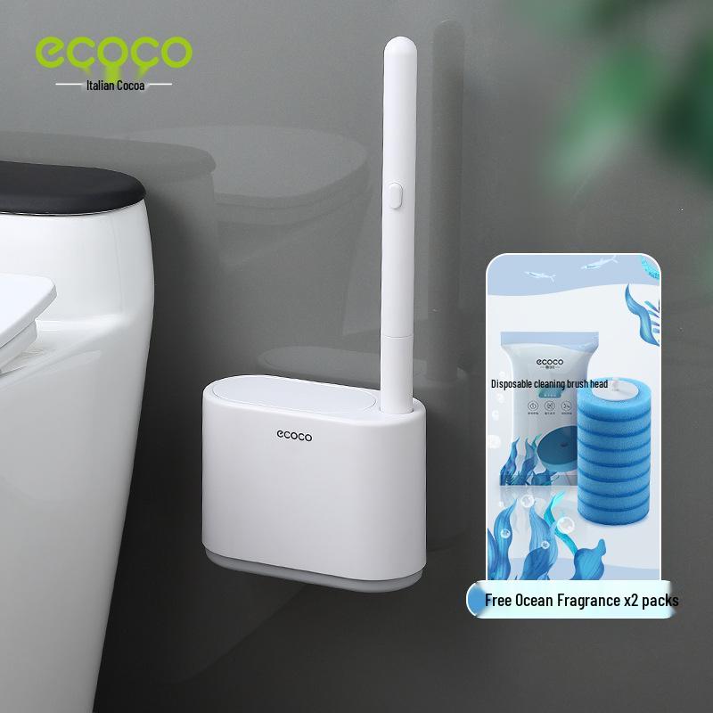 Wall-Mounted Disposable Toilet Brush - 2023 Enhanced Cleaning Tool for Complete Bathroom Hygiene