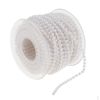 20 Meters Elegant Roll Pearl Garland Strands String for Wedding Party Home Decoration Craft