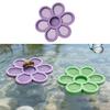Floating Bee Station Flower Shaped Floating Bee Watering Station Butterfly Bee Feeder for Feeding Bee Bath Outdoor Garden Decor