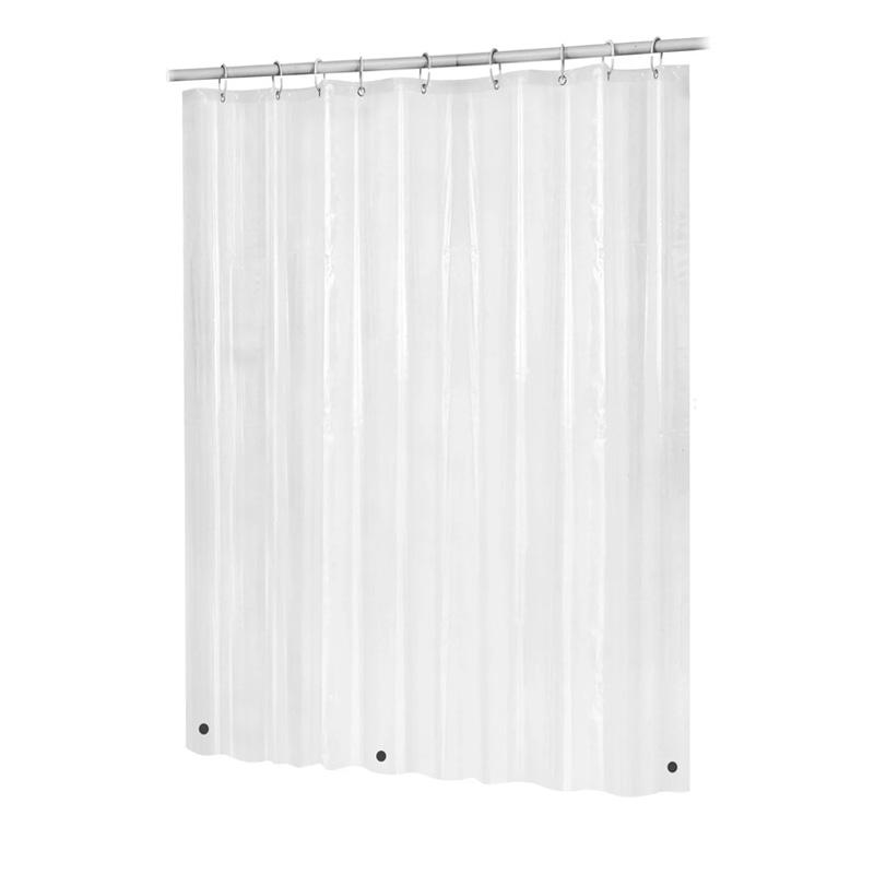 1Pc 180*180CM Thickening Shower Curtain DIY With Hooks Waterproof Bathroom Decor PEVA