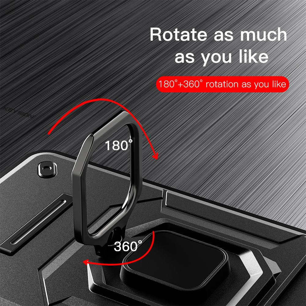 KEYSION Shockproof Case for Samsung S25 Edge 5G Slide Camera Lens Protection Ring Stand Phone Back Cover for Galaxy S25 Edge 5G