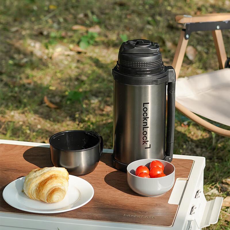 Lock&Lock 1.5L Stainless Steel Portable Insulated Flask
