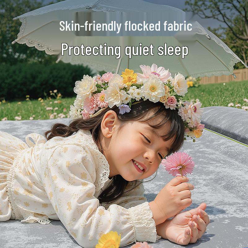 Automatic Inflatable Double Air Mattress for Camping - Foldable Sleeping Pad and Floor Mat