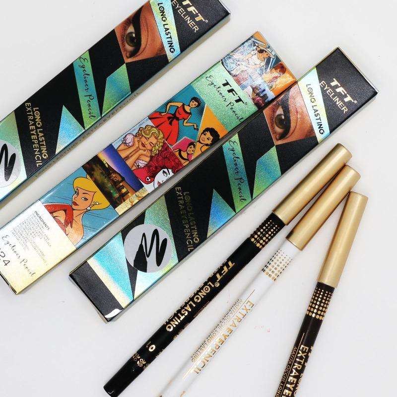 Wasserdichter, nicht verschmierender wasserdichter Eyeliner, schnell trocknender, permanenter Eyeliner für Damen, Make-up-Werkzeug