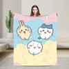 Crayons Shin Chans Anime Blankets Fleece All Season  Multifunction Lightweight Throw Blankets for Home Outdoor Plush Thin Quilt