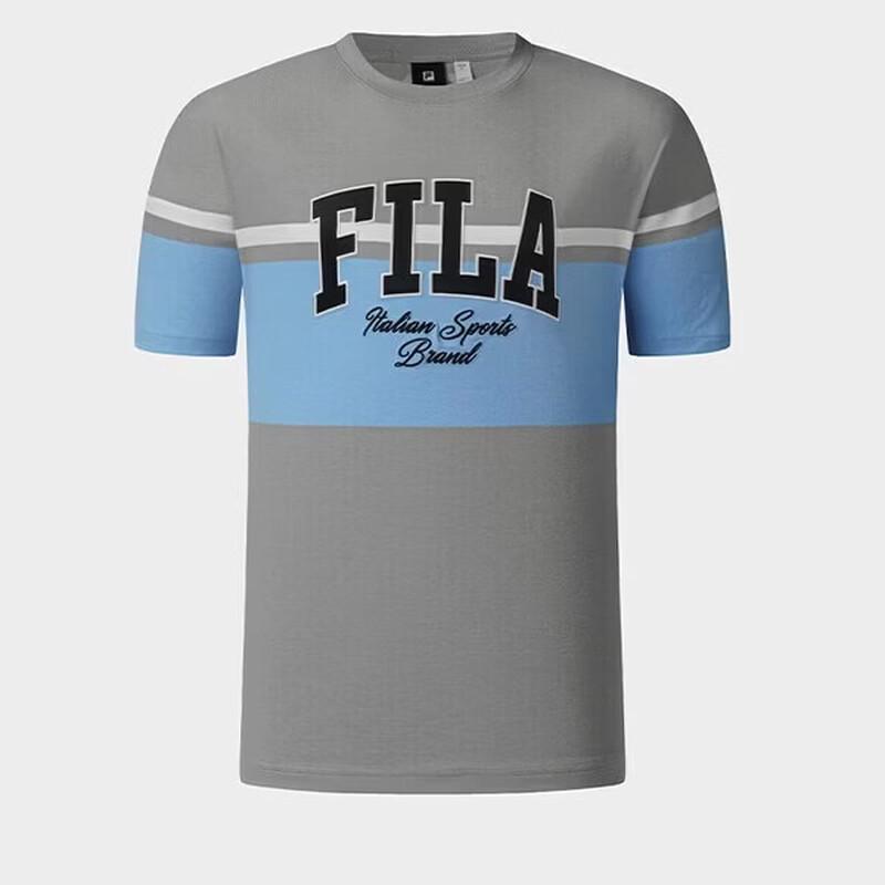 FILA Men s 2026 Summer Pure Cotton Quick Dry Knit Short Sleeve T-Shirt XL