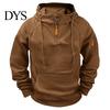 Versatile Active Top for Cycling Men's Quarter Zip Up Hoodies, Long Sleeve Hooded Sweatshirt, Warm Sweatshirt School Daily Wear Casual Fall