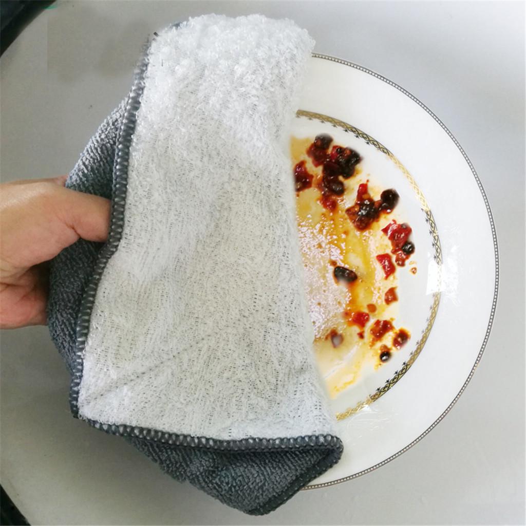 (Nikita) Waschen Geschirrtuch Faser Waschen Handtuch Küche Reinigung Wischlappen