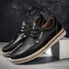 Brand Spring Autumn Men's Casual Shoes Leather Business Oxfords Men Fashion British Style Skin-friendly Minimalist Shoes for Men