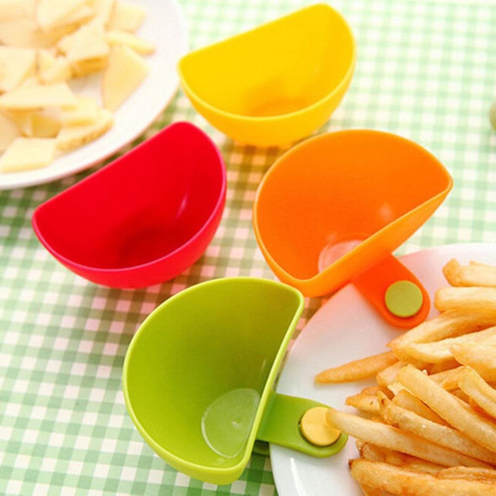 Buy 1pc Dip Clips Kitchen Bowl Kit Tool Small Dishes Saucer Cup