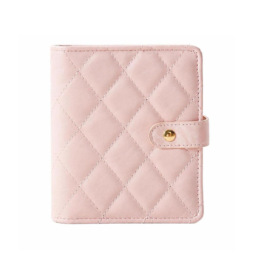 Clear Pockets Necklace Binder Storage Book PU Leather Jewelry Packaging Box Storage Bag For Women