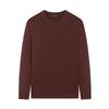 Septwolves Men's Jacquard Round Neck Wool Blend Sweater