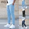 Damenmode, lässig, einfarbig, bedruckt, Hosen und Caprihosen
