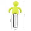 Stainless Steel Tea Infuser Kitchen Accessory Household Use Reusable Metal Makeup Brushes  Massage Kitchen Dining Bar Garden