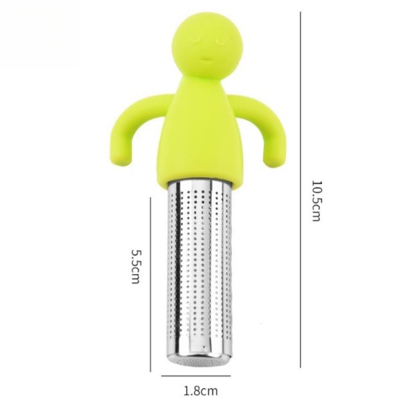 Stainless Steel Tea Infuser Kitchen Accessory Household Use Reusable Metal Makeup Brushes  Massage Kitchen Dining Bar Garden